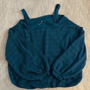 Free People bare shoulder sweater size small